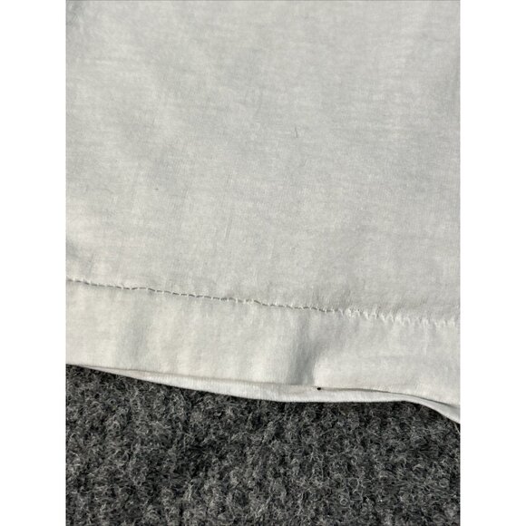 Vintage Single Stitch Hanes Best Butterfly Psychadelic White 80s 90s Size L - Picture 7 of 11